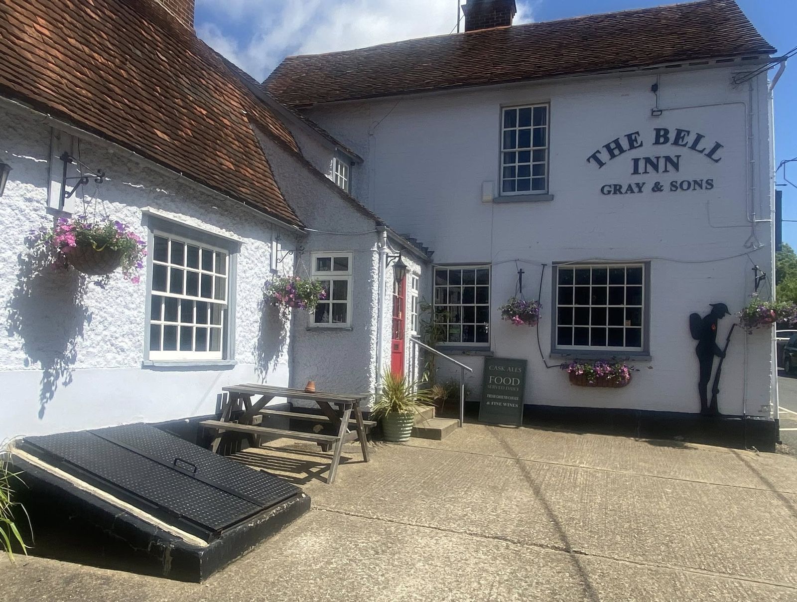 The Bell Inn seen from The Street
